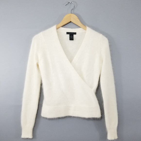 ivory wrap sweater